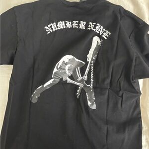 Number Nine Black Graphic T-Shirt